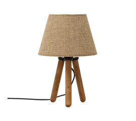 Επιτραπέζιο φωτιστικό PWL-1071 pakoworld Ε27 μπεζ καφέ-καρυδί Φ22x32εκ - ΕΠΙΤΡΑΠΕΖΙΑ ΦΩΤΙΣΤΙΚΑ στο Milonadakis.gr