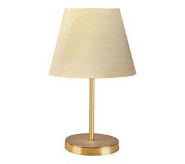 Επιτραπέζιο φωτιστικό PWL-1074 pakoworld Ε27 μπεζ-χρυσό Φ22x37εκ - ΕΠΙΤΡΑΠΕΖΙΑ ΦΩΤΙΣΤΙΚΑ στο Milonadakis.gr