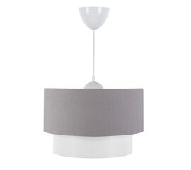 Φωτιστικό οροφής μονόφωτο PWL-1087 pakoworld Ε27 λευκό-γκρι Φ30x20εκ - ΦΩΤΙΣΤΙΚΑ ΟΡΟΦΗΣ στο Milonadakis.gr