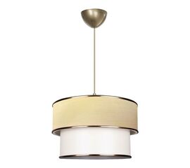 Φωτιστικό οροφής μονόφωτο PWL-1089 pakoworld Ε27 εκρού-χρυσό Φ30x20εκ - ΦΩΤΙΣΤΙΚΑ ΟΡΟΦΗΣ στο Milonadakis.gr