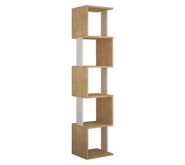 Βιβλιοθήκη - στήλη Piri pakoworld χρώμα φυσικό-λευκό 35x30x161εκ - ΒΙΒΛΙΟΘΗΚΕΣ στο Milonadakis.gr