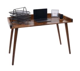 Γραφείο εργασίας Brady pakoworld φυσικό ξύλο πεύκου καρυδί 119x59x75εκ - ΓΡΑΦΕΙΑ στο Milonadakis.gr