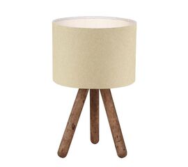 Επιτραπέζιο φωτιστικό PWL-1151 pakoworld Ε27 μπεζ-καρυδί Φ19x32εκ - ΕΠΙΤΡΑΠΕΖΙΑ ΦΩΤΙΣΤΙΚΑ στο Milonadakis.gr