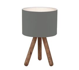 Επιτραπέζιο φωτιστικό PWL-1151 pakoworld Ε27 ανθρακί-καρυδί Φ19x32εκ - ΕΠΙΤΡΑΠΕΖΙΑ ΦΩΤΙΣΤΙΚΑ στο Milonadakis.gr