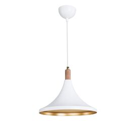 Φωτιστικό οροφής μονόφωτο Keen pakoworld Ε27 λευκό-φυσικό Φ29.5x70εκ - ΦΩΤΙΣΤΙΚΑ ΟΡΟΦΗΣ στο Milonadakis.gr