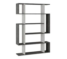 Βιβλιοθήκη MITO pakoworld σε χρώμα antique γκρι-λευκό 108.5x25.5x161εκ - ΒΙΒΛΙΟΘΗΚΕΣ στο Milonadakis.gr