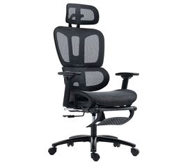 Καρέκλα γραφείου διευθυντή με υποπόδιο Verdant pakoworld Premium Quality mesh χρώμα μαύρο - ΚΑΡΕΚΛΕΣ ΓΡΑΦΕΙΟΥ στο Milonadakis.gr