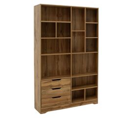 Βιβλιοθήκη Lucinda pakoworld sonoma 120x29.8x180.5εκ - ΒΙΒΛΙΟΘΗΚΕΣ στο Milonadakis.gr