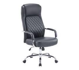 Καρέκλα γραφείου διευθυντή Rianda pakoworld pu σε μαύρη απόχρωση 70x64x116-124εκ - ΚΑΡΕΚΛΕΣ ΓΡΑΦΕΙΟΥ στο Milonadakis.gr