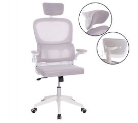 ΚΑΡΕΚΛΑ ΓΡΑΦΕΙΟΥ BASTON HM18236.03 ΓΚΡΙ MESH & ΛΕΥΚΟΣ PP ΣΚΕΛΕΤΟΣ 64x60x127Υεκ. - ΚΑΡΕΚΛΕΣ ΓΡΑΦΕΙΟΥ στο Milonadakis.gr