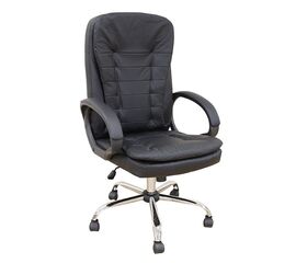 A9938 ΜΑΥΡΟ PVC ΠΟΛΥΘΡΟΝΑ ΓΡΑΦΕΙΟΥ 67Χ65Χ52-112/62-121εκ. - ΚΑΡΕΚΛΕΣ ΓΡΑΦΕΙΟΥ στο Milonadakis.gr