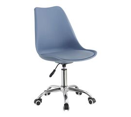 Καρέκλα γραφείου εργασίας Gaston II pakoworld pp-pu σε απόχρωση ανοιχτό μπλε 48x57x80-93εκ - ΚΑΡΕΚΛΕΣ ΓΡΑΦΕΙΟΥ στο Milonadakis.gr