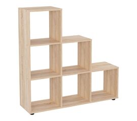 Βιβλιοθήκη Schody pakoworld σε oak απόχρωση 105.5x29.2x107εκ - ΒΙΒΛΙΟΘΗΚΕΣ στο Milonadakis.gr