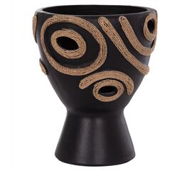 ΕΠΙΤΡΑΠΕΖΙΟ ΔΙΑΚΟΣΜΗΤΙΚΟ ΒΑΖΟ DEAN HM4678.01 ΤΕΡΑΚΟΤΑ ΣΕ ΜΑΥΡΟ--Φ23x29Υεκ. - ΑΝΤΙΚΕΙΜΕΝΑ στο Milonadakis.gr