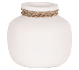 ΕΠΙΤΡΑΠΕΖΙΟ ΔΙΑΚΟΣΜΗΤΙΚΟ ΒΑΖΟ CAMMER HM4687.02S ΤΕΡΑΚΟΤΑ ΣΕ ΛΕΥΚΟ--Φ22x20Υεκ. - ΑΝΤΙΚΕΙΜΕΝΑ στο Milonadakis.gr