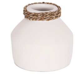 ΕΠΙΤΡΑΠΕΖΙΟ ΔΙΑΚΟΣΜΗΤΙΚΟ ΒΑΖΟ CAMMER HM4687.02XS ΤΕΡΑΚΟΤΑ ΣΕ ΛΕΥΚΟ--Φ16x15Υεκ. - ΑΝΤΙΚΕΙΜΕΝΑ στο Milonadakis.gr