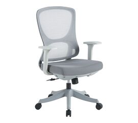 Καρέκλα γραφείου εργασίας Litulo pakoworld ύφασμα mesh σε γκρι απόχρωση 51x50.5x98/106εκ - ΚΑΡΕΚΛΕΣ ΓΡΑΦΕΙΟΥ στο Milonadakis.gr