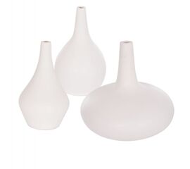 ΣΕΤ 3 ΕΠΙΤΡΑΠΕΖΙΑ ΔΙΑΚΟΣΜΗΤΙΚΑ ΒΑΖΑ DENI ΗΜ21141 FIBER CEMENT ΣΕ ΛΕΥΚΟ - ΑΝΤΙΚΕΙΜΕΝΑ στο Milonadakis.gr