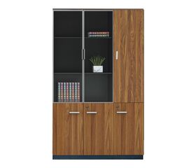 Ντουλάπα γραφείου επαγγελματική Oscar pakoworld σε καρυδί-ανθρακί απόχρωση120x40x200εκ - ΒΙΒΛΙΟΘΗΚΕΣ στο Milonadakis.gr