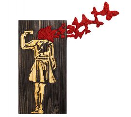 ΔΙΑΚΟΣΜΗΤΙΚΟ ΤΟΙΧΟΥ ΦΙΓΟΥΡΑ ΚΟΡΙΤΣΙΟΥ HM4755-ΦΥΛΛΑ ΜΕΤΑΛΛΟΥ-ΞΥΛΟ 62x3(βάθος)x70Υεκ. - ΔΙΑΚΟΣΜΗΤΙΚΑ ΤΟΙΧΟΥ στο Milonadakis.gr