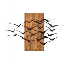 ΔΙΑΚΟΣΜΗΤΙΚΟ ΤΟΙΧΟΥ ΠΟΥΛΙΑ HM4805-ΦΥΛΛΑ ΜΕΤΑΛΛΟΥ ΜΑΥΡΑ-ΞΥΛΟ 86x3(βάθος)x58Υεκ. - ΔΙΑΚΟΣΜΗΤΙΚΑ ΤΟΙΧΟΥ στο Milonadakis.gr