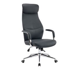 Καρέκλα γραφείου διευθυντή Ferka pakoworld pu σε μαύρη απόχρωση 64x71x120-128εκ - ΚΑΡΕΚΛΕΣ ΓΡΑΦΕΙΟΥ στο Milonadakis.gr