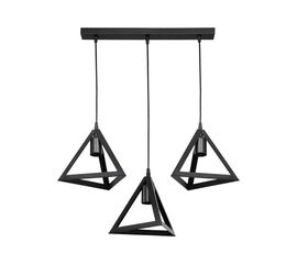 Φωτιστικό οροφής τρίφωτο Lich pakoworld pp σε μαύρη απόχρωση 60x24x75εκ - ΦΩΤΙΣΤΙΚΑ ΟΡΟΦΗΣ στο Milonadakis.gr