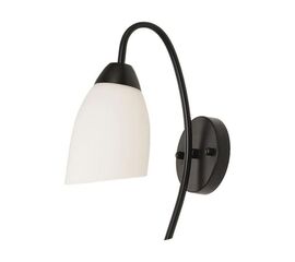 Φωτιστικό τοίχου-απλίκα Berak pakoworld E27 μέταλλο μαύρο-λευκο 10x10x17εκ - ΑΠΛΙΚΕΣ ΤΟΙΧΟΥ στο Milonadakis.gr