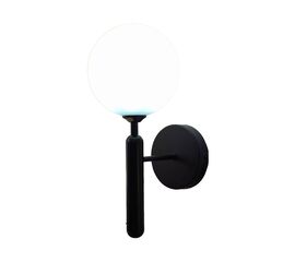 Φωτιστικό τοίχου-απλίκα Genka pakoworld G9 μέταλλο μαύρο-λευκο 15x23x34εκ - ΑΠΛΙΚΕΣ ΤΟΙΧΟΥ στο Milonadakis.gr