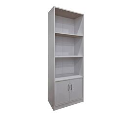 Βιβλιοθήκη Tekaro pakoworld σε λευκή απόχρωση 60x29x166εκ - ΒΙΒΛΙΟΘΗΚΕΣ στο Milonadakis.gr