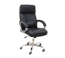 A9947 ΜΑΥΡO PU ΠΟΛΥΘΡΟΝΑ ΓΡΑΦΕΙΟΥ 62X76X50-110/60-120εκ. - ΚΑΡΕΚΛΕΣ ΓΡΑΦΕΙΟΥ στο Milonadakis.gr