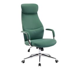Καρέκλα γραφείου διευθυντή Ferka pakoworld pu σε πράσινη απόχρωση 64x71x120-128εκ - ΚΑΡΕΚΛΕΣ ΓΡΑΦΕΙΟΥ στο Milonadakis.gr