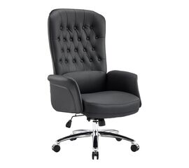 Καρέκλα γραφείου διευθυντή Kaline pakoworld pu σε μαύρη απόχρωση 69x79x115-123εκ - ΚΑΡΕΚΛΕΣ ΓΡΑΦΕΙΟΥ στο Milonadakis.gr