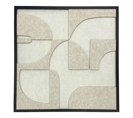 Πίνακας με πλαίσιο Jeire Inart λευκό 62x2.5x62εκ - ΠΙΝΑΚΕΣ στο Milonadakis.gr