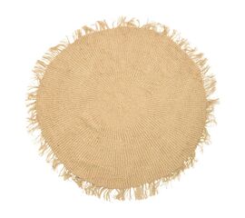 Χαλί Chata Inart γιούτα σε φυσική απόχρωση Φ120x1εκ - ΣΠΙΤΙΟΥ στο Milonadakis.gr