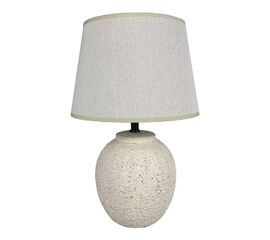 Επιτραπέζιο φωτιστικό Lurata Inart Ε27 κεραμικό σε μπεζ απόχρωση Φ26x38εκ - ΕΠΙΤΡΑΠΕΖΙΑ ΦΩΤΙΣΤΙΚΑ στο Milonadakis.gr