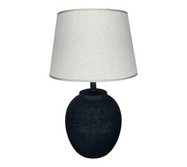 Επιτραπέζιο φωτιστικό Lurata Inart Ε27 κεραμικό σε μαύρο-μπεζ απόχρωση Φ26x38εκ - ΕΠΙΤΡΑΠΕΖΙΑ ΦΩΤΙΣΤΙΚΑ στο Milonadakis.gr