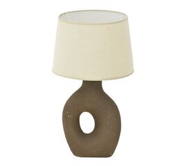 Επιτραπέζιο φωτιστικό Ovola Inart Ε27 κεραμικό σε γκρι antique-μπεζ απόχρωση Φ30x52εκ - ΕΠΙΤΡΑΠΕΖΙΑ ΦΩΤΙΣΤΙΚΑ στο Milonadakis.gr