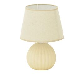 Επιτραπέζιο φωτιστικό Melanie Inart Ε14 κεραμικό σε μπεζ απόχρωση Φ22x30εκ - ΕΠΙΤΡΑΠΕΖΙΑ ΦΩΤΙΣΤΙΚΑ στο Milonadakis.gr