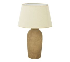 Επιτραπέζιο φωτιστικό Barout Inart Ε27 κεραμικό σε γκρι antique- μπεζ απόχρωση Φ40x62εκ - ΕΠΙΤΡΑΠΕΖΙΑ ΦΩΤΙΣΤΙΚΑ στο Milonadakis.gr