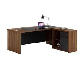 Γραφείο γωνιακό επαγγελματικό αναστρέψιμο Oscar pakoworld καρυδί-ανθρακί 200x188,6x76εκ - ΓΡΑΦΕΙΑ στο Milonadakis.gr