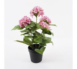 Διακοσμητικό φυτό σε γλάστρα Hydrangea Inart ροζ Φ35x50εκ - ΤΕΧΝΗΤΑ ΦΥΤΑ στο Milonadakis.gr