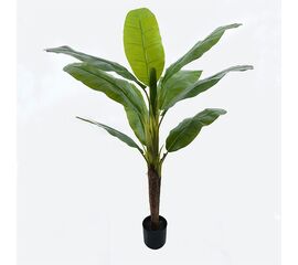 Διακοσμητικό φυτό σε γλάστρα Banono Inart πράσινο Φ95x160εκ - ΤΕΧΝΗΤΑ ΦΥΤΑ στο Milonadakis.gr