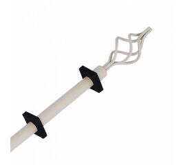 ΚΟΥΡΤΙΝΟΞΥΛΟ 110-210cm HM11280.02 ΜΕΤΑΛΛΙΚΟ ΠΤΥΣ/ΝΟ IVORY Ε-0316 ΓΥΡΙΣΤΟ - ΣΤΟΡΙΑ - ΚΟΥΡΤΙΝΕΣ - ΚΟΥΡΤΙΝΟΞΥΛΑ - ΚΟΥΝΟΥΠΙΕΡΕΣ στο Milonadakis.gr