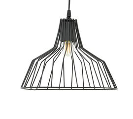 Φωτιστικό οροφής Derbea pakoworld Ε27 μέταλλο μαύρο Φ25x70εκ - ΦΩΤΙΣΤΙΚΑ ΟΡΟΦΗΣ στο Milonadakis.gr