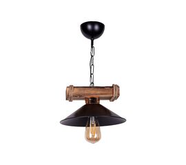 Φωτιστικό οροφής Arique pakoworld Ε27 μέταλλο μαύρο Φ25x70εκ - ΦΩΤΙΣΤΙΚΑ ΟΡΟΦΗΣ στο Milonadakis.gr