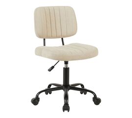 Καρέκλα γραφείου Warra pakoworld ύφασμα μπεζ 50x52x76-86εκ - ΚΑΡΕΚΛΕΣ ΓΡΑΦΕΙΟΥ στο Milonadakis.gr