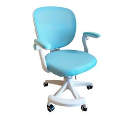 Καρέκλα γραφείου παδική Bernu pakoworld ύφασμα mesh σε σιελ απόχρωση 47x56x80-90εκ - ΚΑΡΕΚΛΕΣ ΓΡΑΦΕΙΟΥ στο Milonadakis.gr