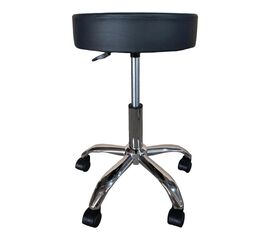 Σκαμπό γραφείου-εργασίας τροχήλατο Tebere pakoworld pu σε μαύρη απόχρωση 35x35x45-57εκ - ΚΑΡΕΚΛΕΣ ΓΡΑΦΕΙΟΥ στο Milonadakis.gr