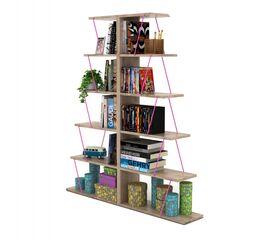 ΣΕΤ 2ΤΜΧ ΒΙΒΛΙΟΘΗΚΕΣ MINI TARS ΣΕ ΧΡΩΜΑ SONAMA-ΦΟΥΞΙΑ HM11302.04 130x22x146Y εκ. - ΒΙΒΛΙΟΘΗΚΕΣ στο Milonadakis.gr